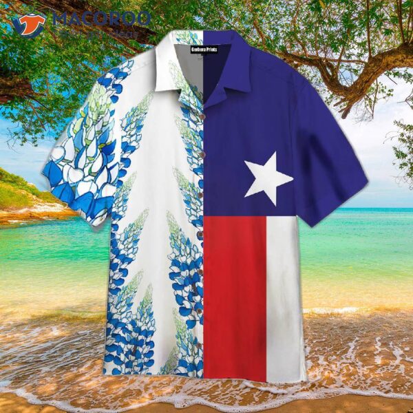 Texas Bluebonnet Hawaiian Shirts