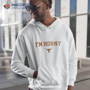 texas longhorns hookem daniel cruz i m horny shirt hoodie 1