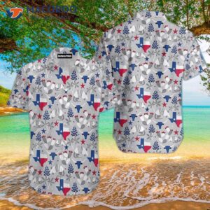 Texas-pattern Hawaiian Shirts