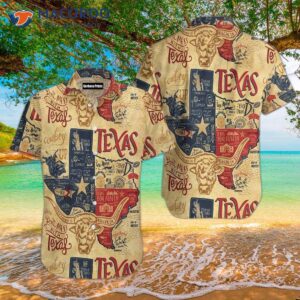 Texas Proud Yellow Hawaiian Shirts