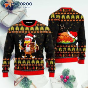 Thanksgiving Turkey And Ugly Christmas Sweater