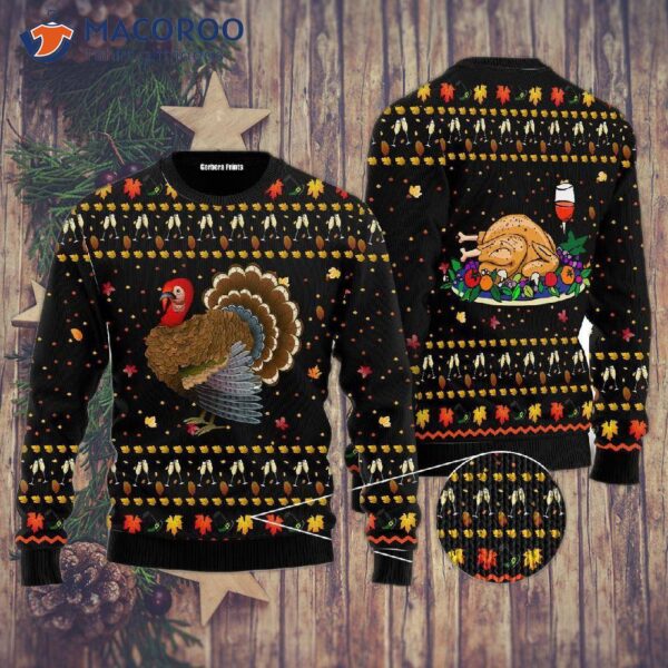 Thanksgiving Ugly Christmas Sweater