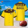 That’s How I Roll: Bowling Evolution Yellow Hawaiian Shirt.