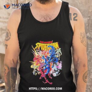 the amazing team spider man shirt tank top