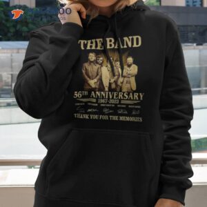 The Band 56th Anniversary 1967 – 2023 Thank You For The Memories Signatures Shirt
