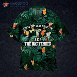 The Bartender’s Tropical Hawaiian Shirts