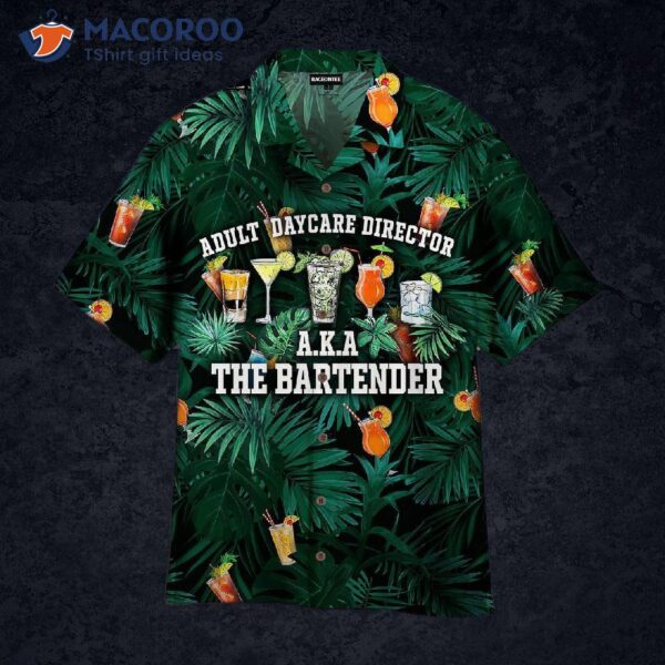 The Bartender’s Tropical Hawaiian Shirts