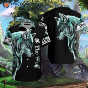 The Black Hawaiian Wolf Dog Shirts