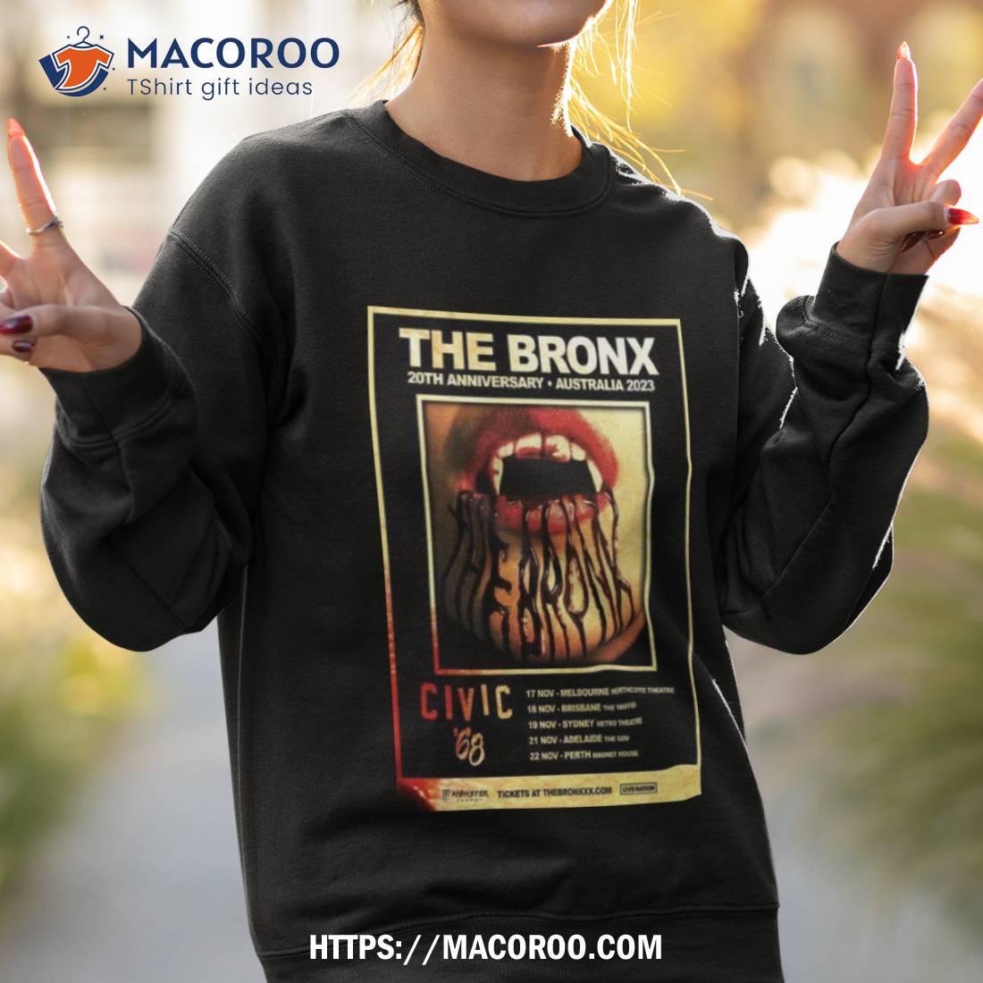 The Bronx 20th Anniversary Tour Australia 2023 Poster Shirt The Bronx 20th Anniversary Tour Australia 2023 Poster Shirt