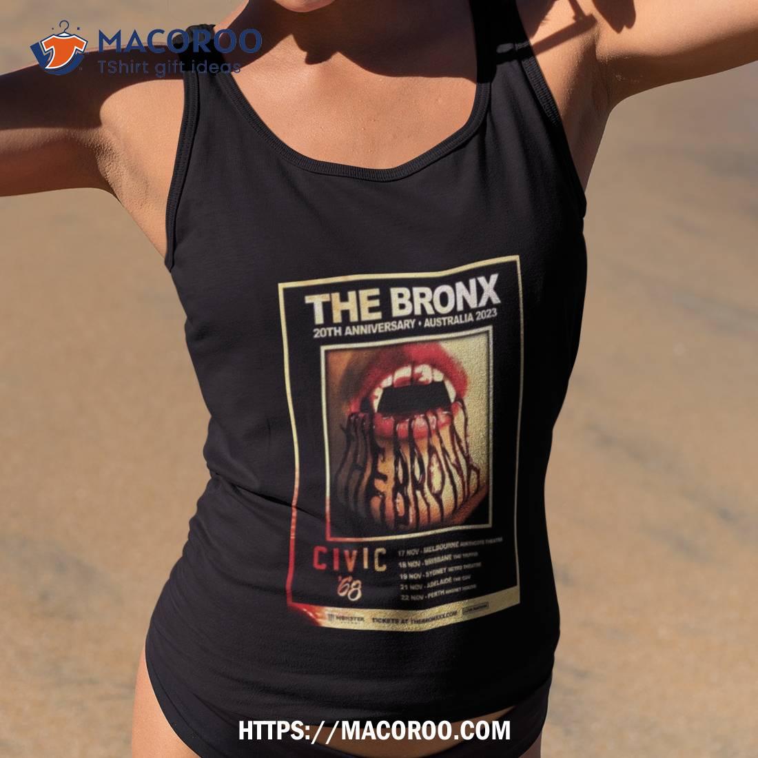 The Bronx 20th Anniversary Tour Australia 2023 Poster Shirt The Bronx 20th Anniversary Tour Australia 2023 Poster Shirt