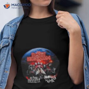 the dark horizon co headline tour 2023 with in this moment and motionless in white shirt tshirt