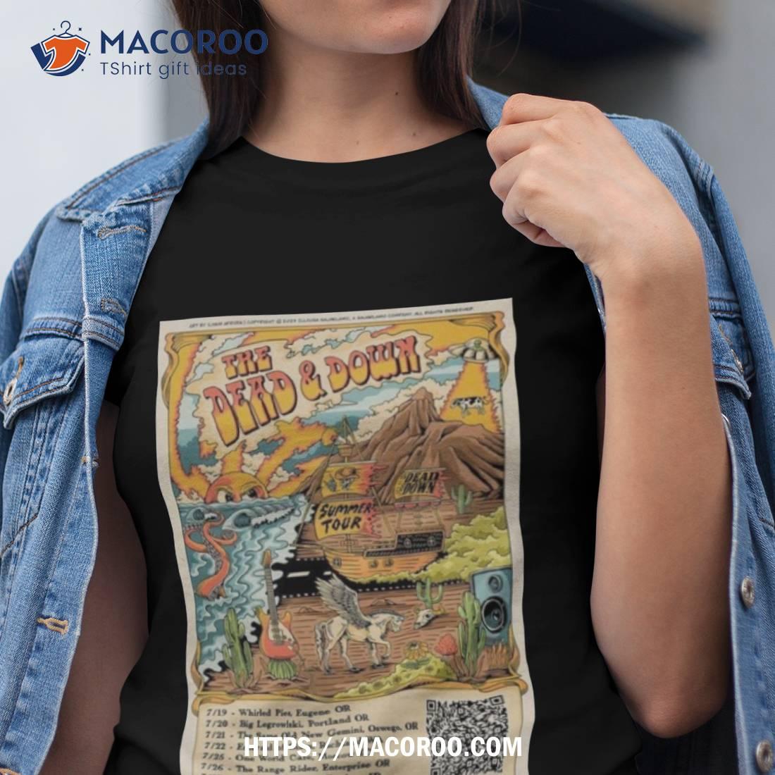 The Dead & Down Summer Tour 2023 Poster Shirt The Dead & Down Summer Tour 2023 Poster Shirt