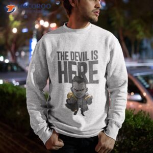the devil is here mjf shirt sweatshirt