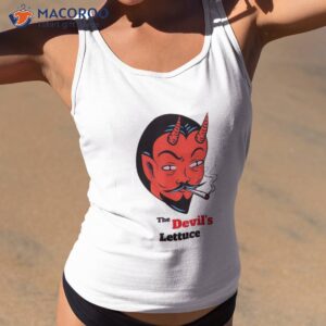 the devil s lettuce weed halloween stoner 420 smoking satan shirt tank top 2