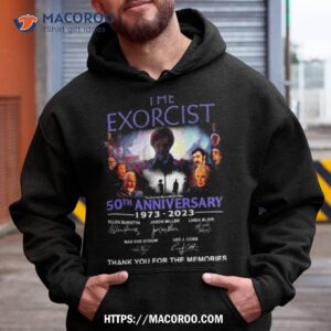 The Exorcist 50th Anniversary 1973 2023 Thank You For The Memories Signatures Shirt 1 the exorcist 50th anniversary 1973 2023 thank you for the memories signatures shirt hoodie
