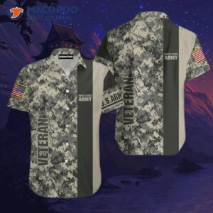 The Fallen U.s. Army Veteran’s Grey Hawaiian Shirt