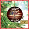 The Flag Christmas Ceramic Ornament