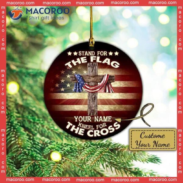 The Flag Christmas Ceramic Ornament