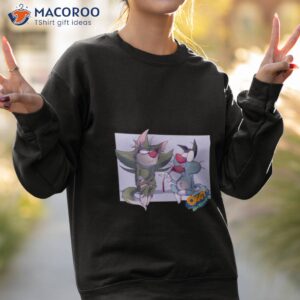 the funny cat cartoon oggy and cockroaches shirt sweatshirt 2