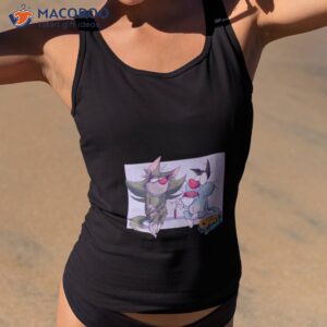 the funny cat cartoon oggy and cockroaches shirt tank top 2