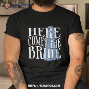 the haunted mansion here comes bride constance portrait shirt best halloween gifts for adults tshirt