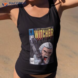the incredible witcher comic cover the witcher shirt tank top 2