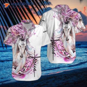 The Kentucky Derby’s Pink Horse Wore A White Hawaiian Shirt.