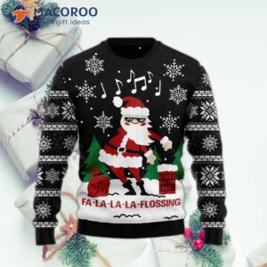 The La Flossing Santa Claus Ugly Christmas Sweater