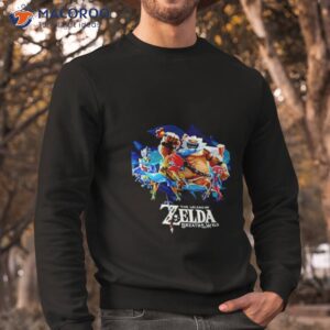 the legend of zelda breath of the wild characters shirt sweatshirt