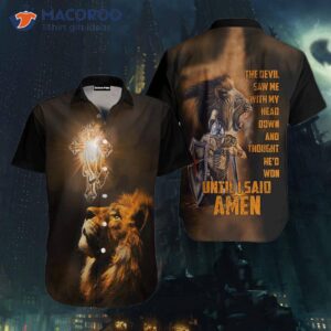 The Lion Of Judah Until I Said “amen” Hawaiian Shirts.