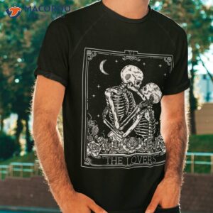 The Lovers Vintage Tarot Card Astrology Goth Halloween Shirt