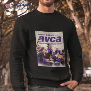 the lsu tigers beach volleyball have earned the avca team academic awards shirt sweatshirt