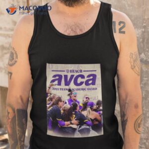 the lsu tigers beach volleyball have earned the avca team academic awards shirt tank top