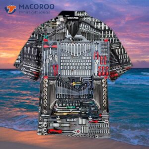 The Mechanic’s Tool Black Hawaiian Shirt