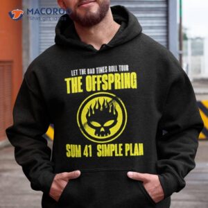 the offspring sun 41 simple plan let the bad times roll tour 2023 shirt hoodie
