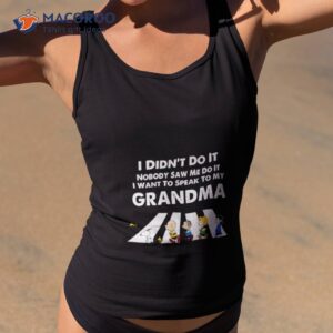 The Peanuts Abbey Road I Didn’t Do It Nobody Saw Me Do It I Want To Speak To My Grandma Shirt