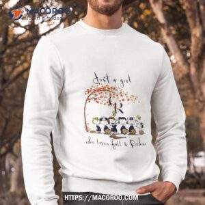 the peanuts just a girl who loves fall colorado rockies shirt sweatshirt