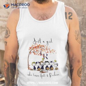 the peanuts just a girl who loves fall colorado rockies shirt tank top