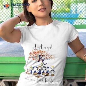 The Peanuts Just A Girl Who Loves Fall Kansas City Royals Shirt