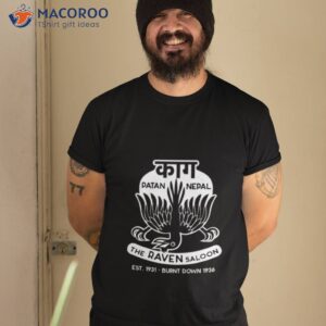 The Raven Saloon White Version T Indiana Jones Shirt