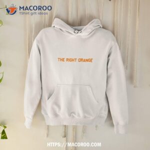 The Right Orange Shirt