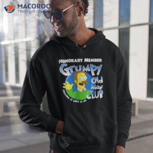 the simpson honorary member grumpy old man club telling it like it is shirt hoodie 1