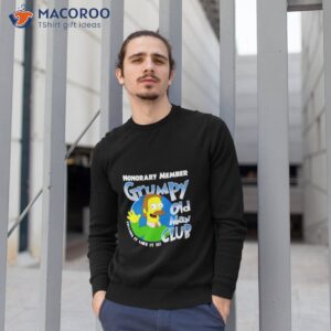 the simpson honorary member grumpy old man club telling it like it is shirt sweatshirt 1