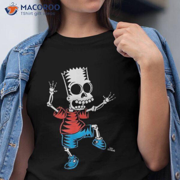 The Simpsons Bart Skeleton Treehouse Of Horror Halloween Shirt