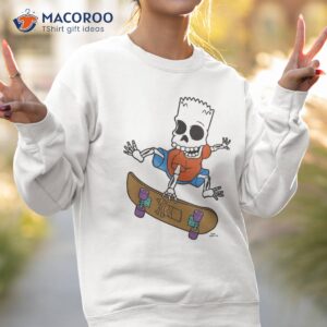 the simpsons treehouse of horror halloween bart skeleton shirt sweatshirt 2