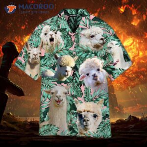 The Tropical Llama Lover Hawaiian Shirts