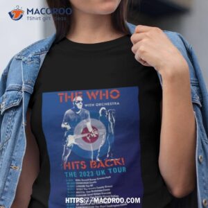 The Who Hits Back Summer 2023 Uk Tour Begins Today Shirt