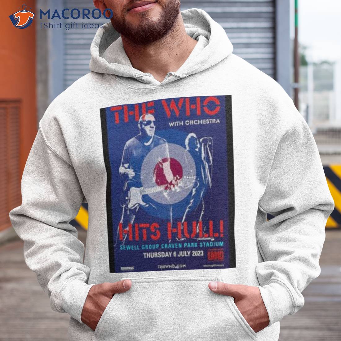 The Who July 6 2023 Craven Park Stadium Poster Shirt The Who July 6 2023 Craven Park Stadium Poster Shirt