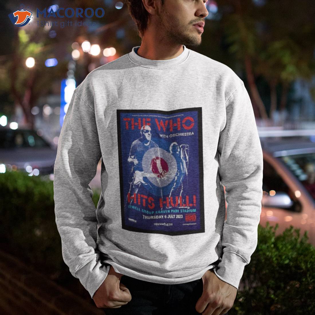 The Who July 6 2023 Craven Park Stadium Poster Shirt The Who July 6 2023 Craven Park Stadium Poster Shirt