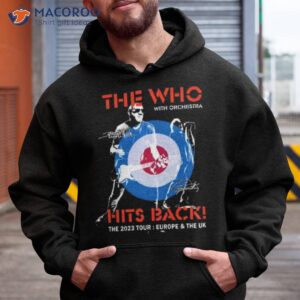 The Who With Orchestra Hits Back The 2023 Tour Europe & The Uk Signatures Shirt